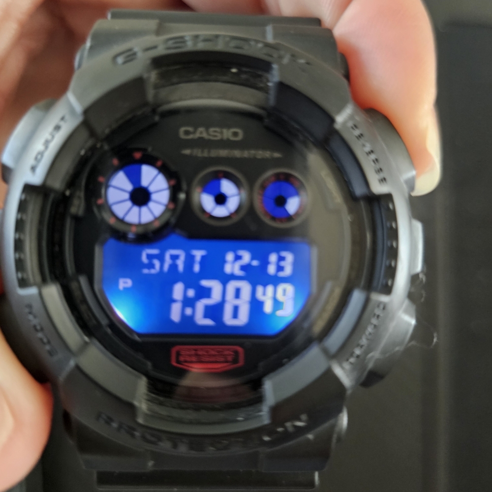 Casio G-Shock Black Digital Watch. No Box. Like New